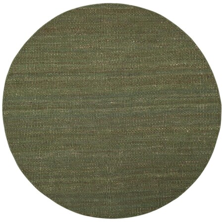 Safavieh 8 x 8 ft. Natural Fiber Hand Loomed Round Area Rug, Green NF368G-8R